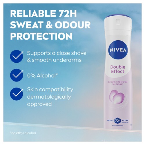 NIVEA Double Effect Anti-Perspirant Deodorant Spray thumbnail 5
