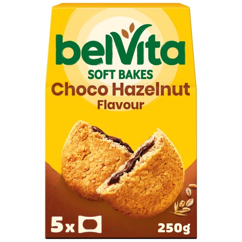 Belvita Choco Hazelnut Soft Bakes Breakfast Biscuits