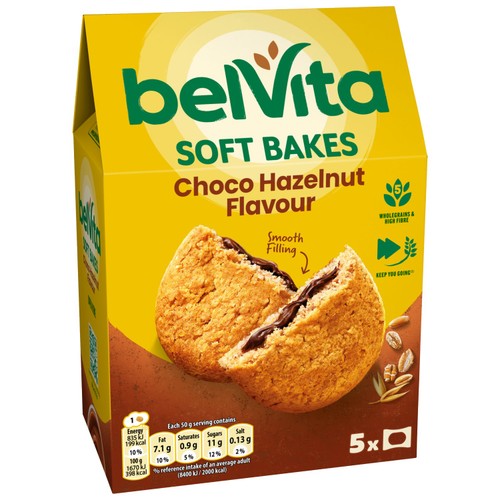 Belvita Choco Hazelnut Soft Bakes Breakfast Biscuits thumbnail 3