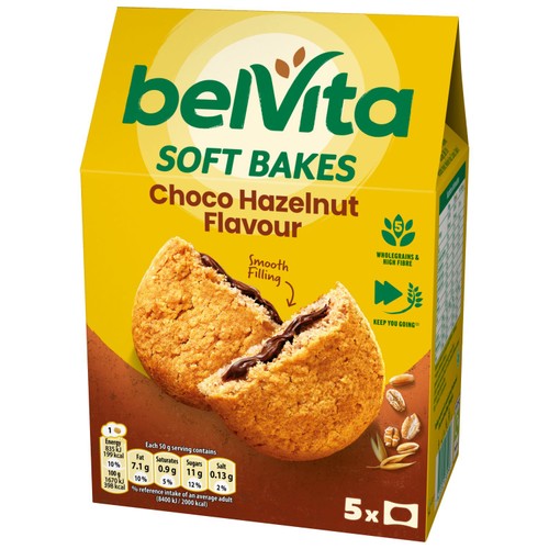 Belvita Choco Hazelnut Soft Bakes Breakfast Biscuits thumbnail 4