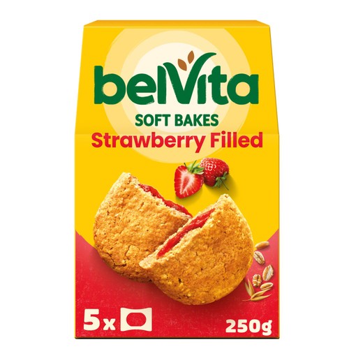 Belvita Strawberry Soft Bakes Breakfast Biscuits
