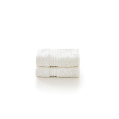 Bliss 100% Pima Face Cloths, White, 2pk