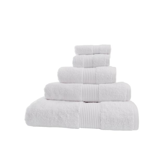 Bliss 100% Pima Cotton Hand Towel, White thumbnail 2