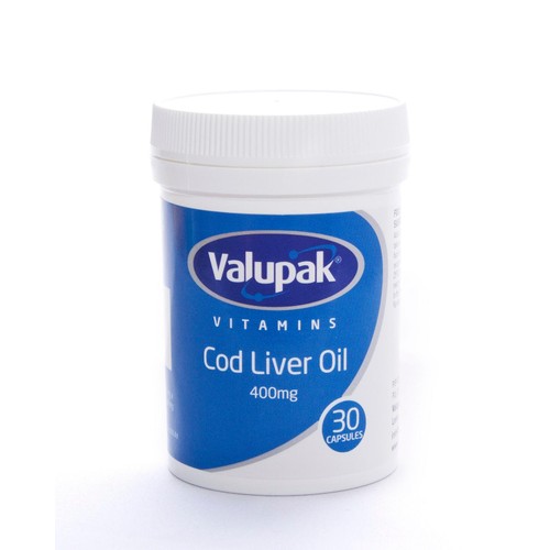 Valupak Vitamins Cod Liver Oil Capsules 400mg  thumbnail 2