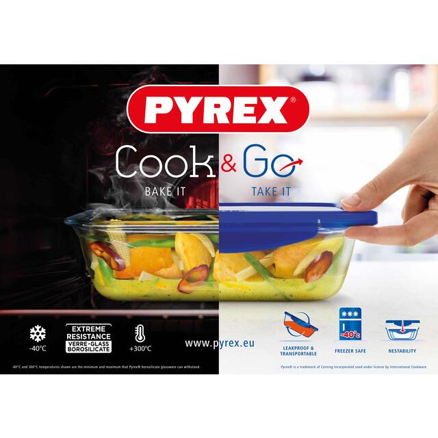 Pyrex Cook&Go Glass Roaster, Large 30cm thumbnail 4