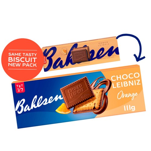 Bahlsen Choco Leibniz Orange Chocolate Biscuits thumbnail 2