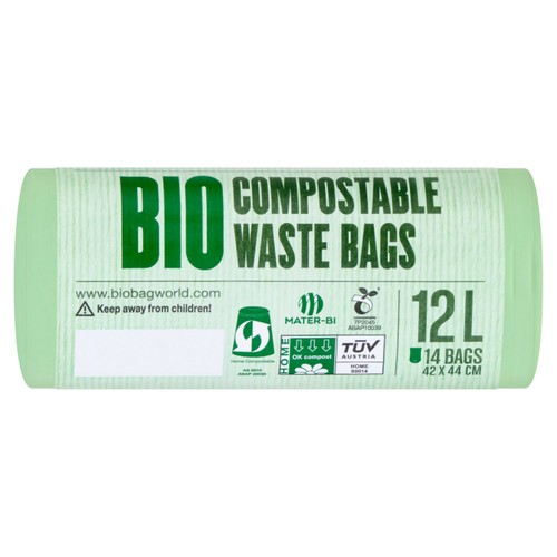 BioBag 12L Compostable Bin Liners