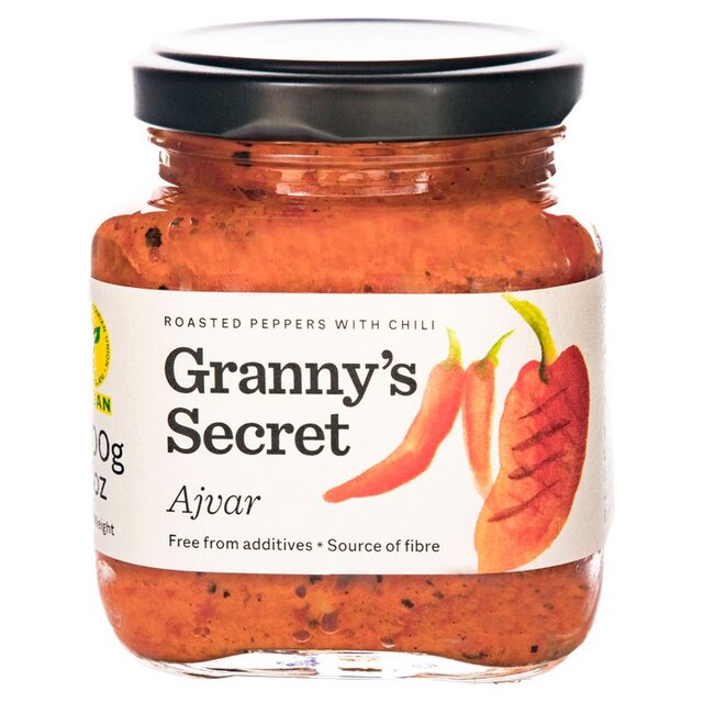 Granny's Secret Ajvar Hot Roasted Red Pepper Spread thumbnail 2