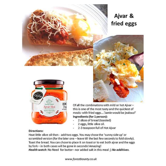Granny's Secret Ajvar Hot Roasted Red Pepper Spread thumbnail 6