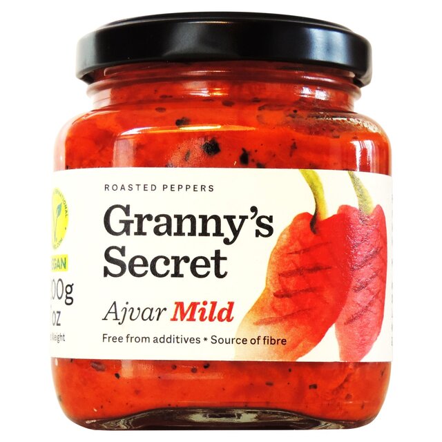 Granny's Secret Ajvar Mild Roasted Red Pepper Spread