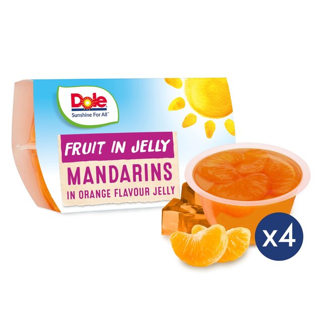 Dole Mandarins In Orange Jelly Pots Multipack thumbnail 2