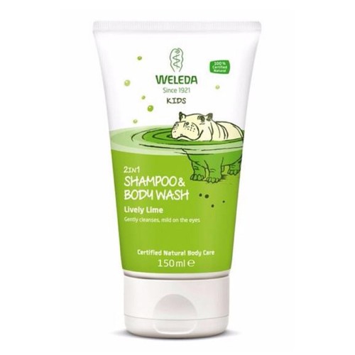 Weleda Kids Lime 2in1 Vegan Shampoo & Body Wash