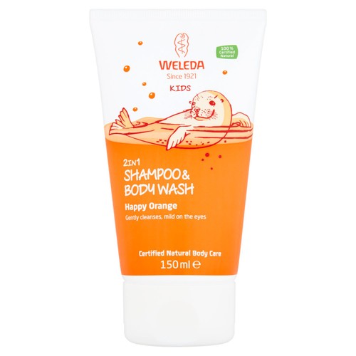 Weleda Kids 2in1 Orange Vegan Shampoo & Body Wash  thumbnail 2