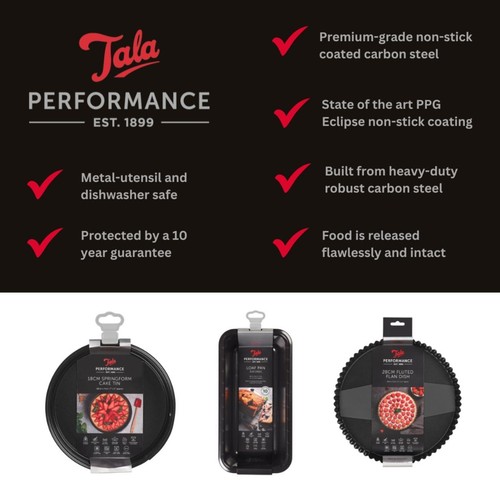 Tala 4 Non-stick Tart Tins, 10cm dia  thumbnail 7