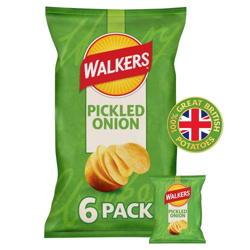 Walkers Pickled Onion Multipack Crisps