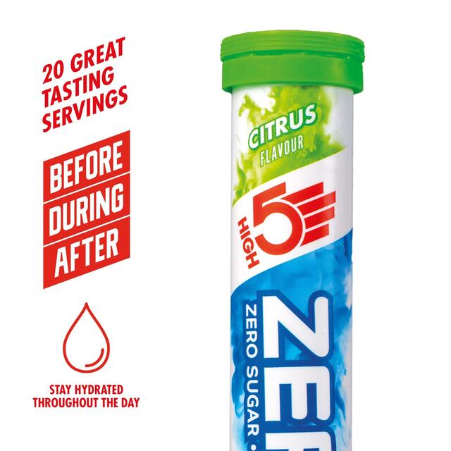HIGH5 ZERO Citrus Electrolyte Sports Drink Tablets thumbnail 2