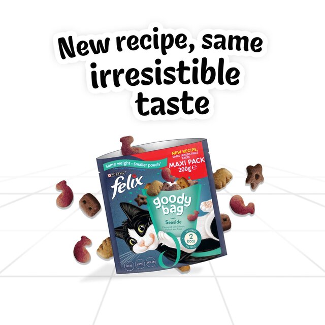 Felix Goody Bag Seaside Salmon Pollock & Trout Cat Treats thumbnail 4