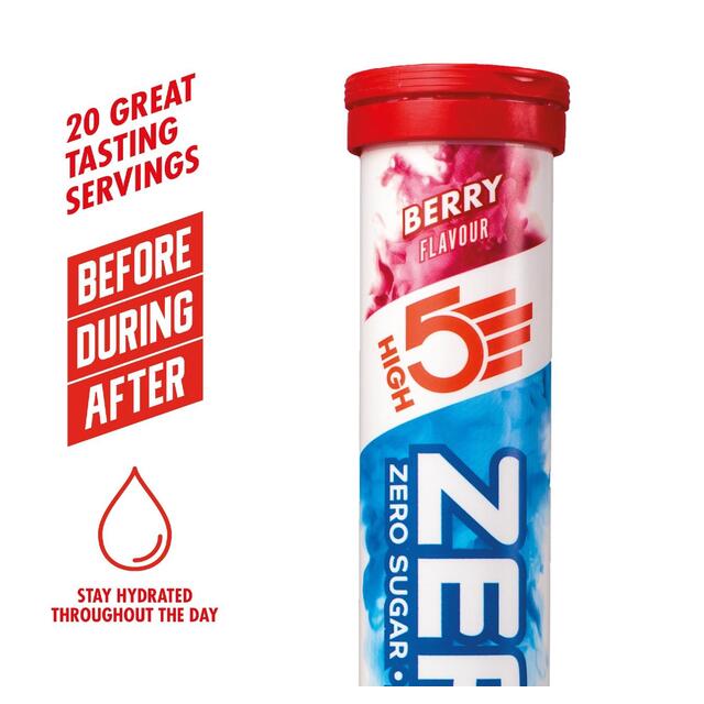 HIGH5 ZERO Berry Electrolyte Sports Drink Tablets thumbnail 2