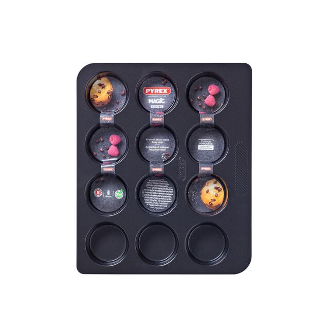 Pyrex Magic 12 Cup Muffin Tin 31cm thumbnail 2
