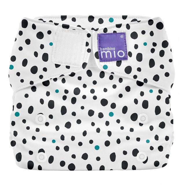 Bambino Mio Reusable Nappy One size fits all birth to 3-4 years Dalmation