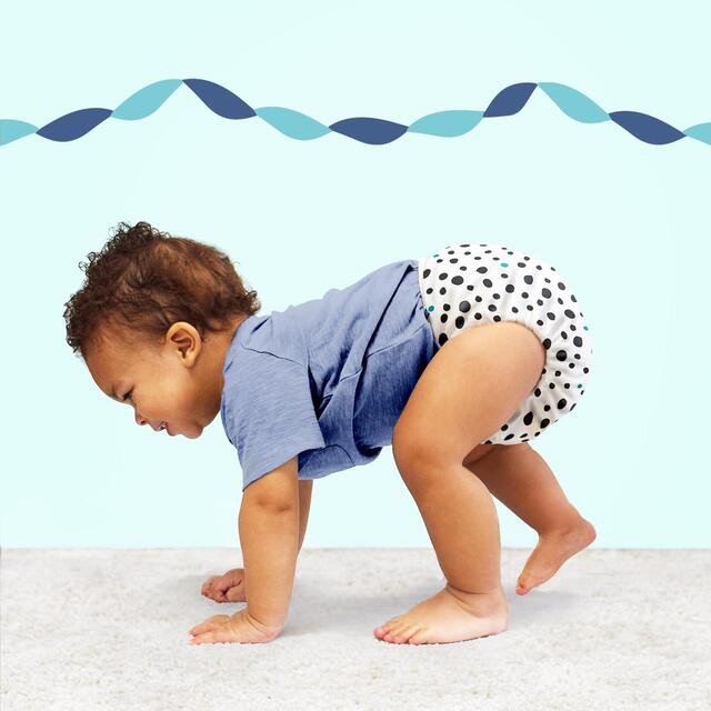 Bambino Mio Reusable Nappy One size fits all birth to 3-4 years Dalmation thumbnail 2