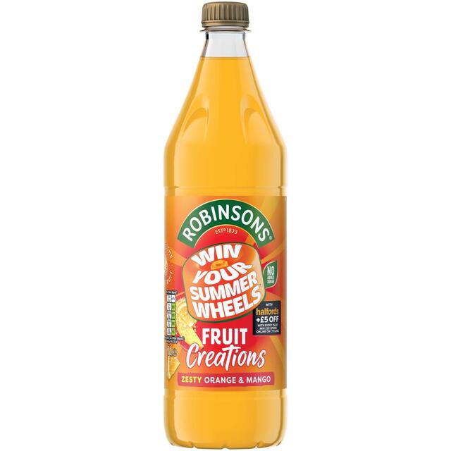 Robinsons Fruit Creations Orange & Mango No Added Sugar