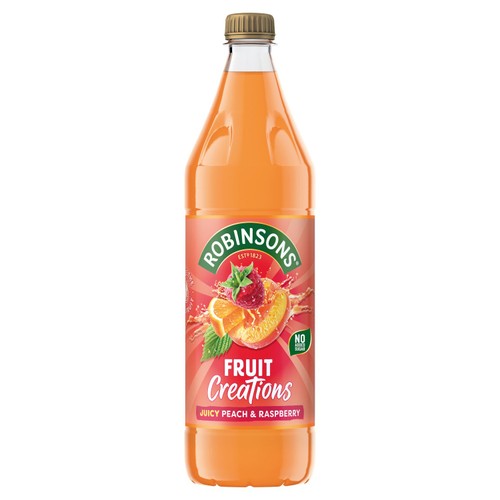 Robinsons Fruit Creations Peach & Raspberry No Added Sugar thumbnail 2
