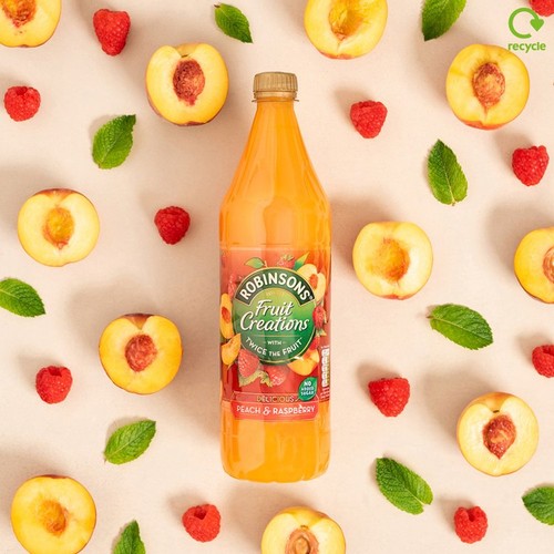 Robinsons Fruit Creations Peach & Raspberry No Added Sugar thumbnail 4