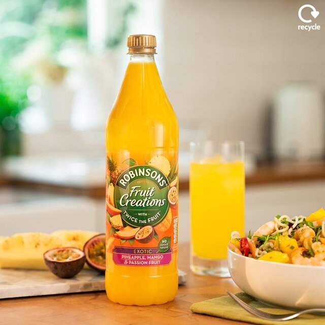 Robinsons Fruit Creations Pineapple, Mango & Passionfruit No Added Sugar thumbnail 2