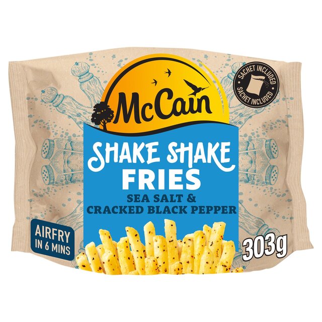 McCain Shake Shake Fries Salt & Black Pepper