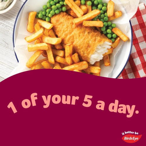 Birds Eye Captain's MSC Cod, Chips & Peas thumbnail 2