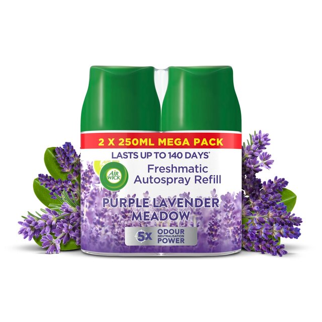 Airwick Lavender Meadow Freshmatic Twin Refill thumbnail 6