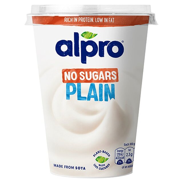Alpro Plain No Sugars Yoghurt Alternative thumbnail 2