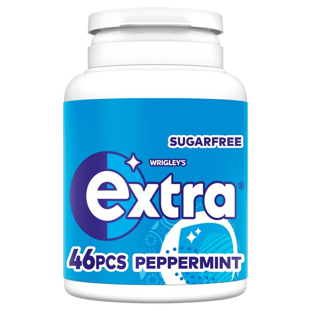 Extra Peppermint Sugarfree Chewing Gum Bottle