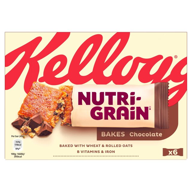 Kellogg's Nutri Grain Elevenses Chocolate Chip Bakes thumbnail 2