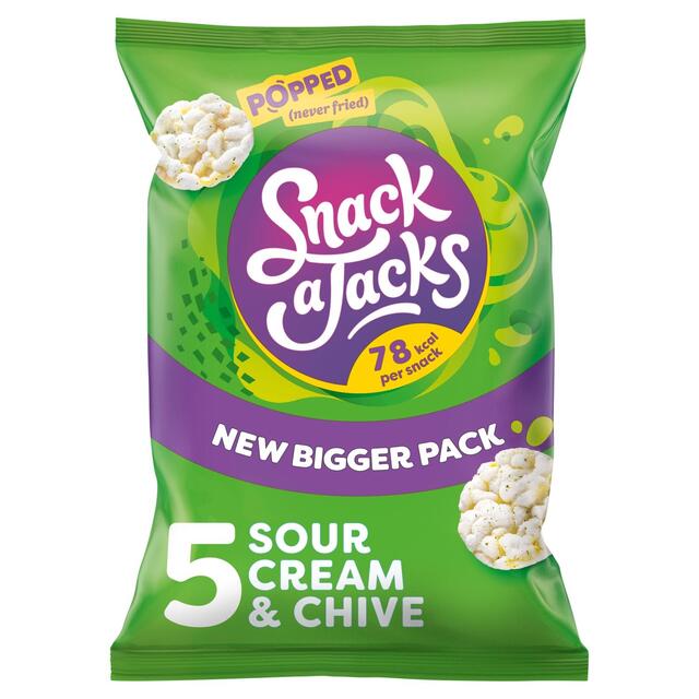 Snack a Jacks Sour Cream & Chive Multipack Rice Cakes thumbnail 2