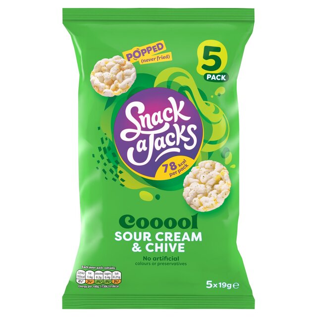 Snack a Jacks Sour Cream & Chive Multipack Rice Cakes thumbnail 3