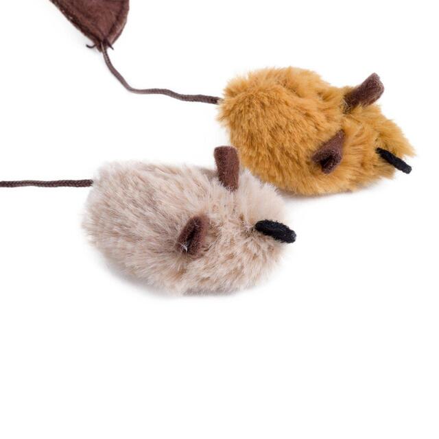 Petface Feather Tail Mice Cat Toy thumbnail 2