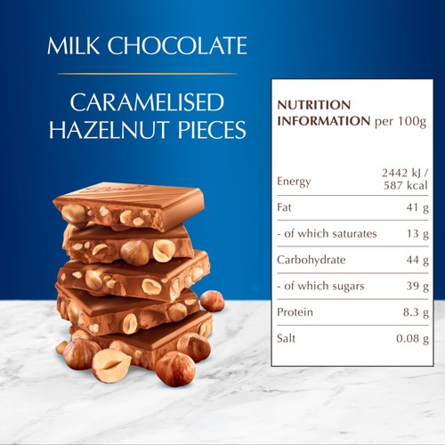Lindt Les Grandes Hazelnuts Milk Chocolate Bar thumbnail 9