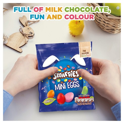 Smarties Milk Chocolate Mini Eggs Bag thumbnail 6