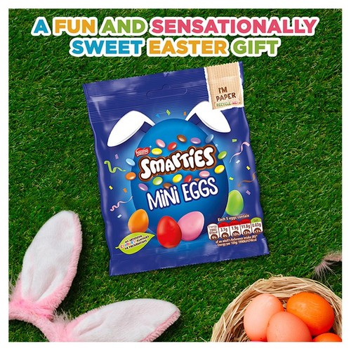 Smarties Milk Chocolate Mini Eggs Bag thumbnail 7