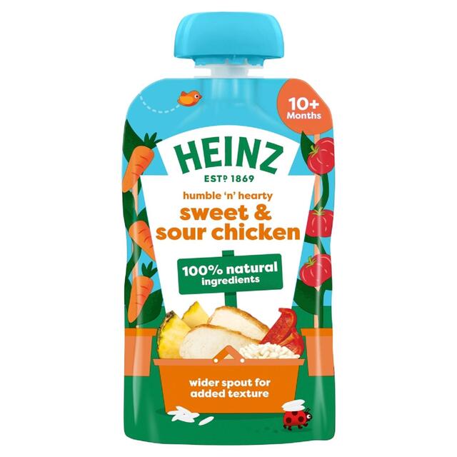 Heinz Sweet & Sour Chicken Baby Food Pouch 10+ Months thumbnail 2