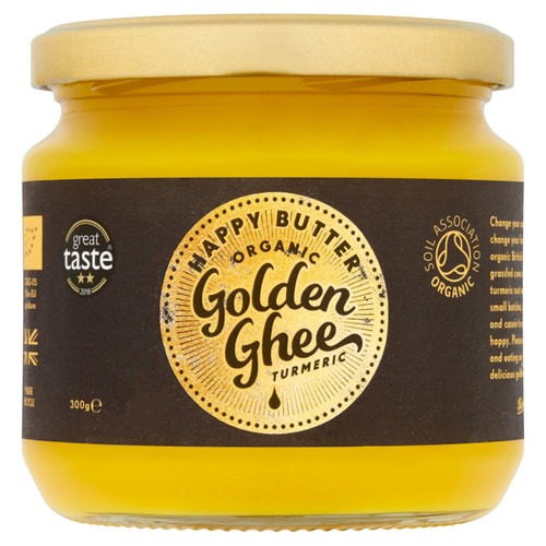 Happy Butter Organic Cultured Turmeric Ghee