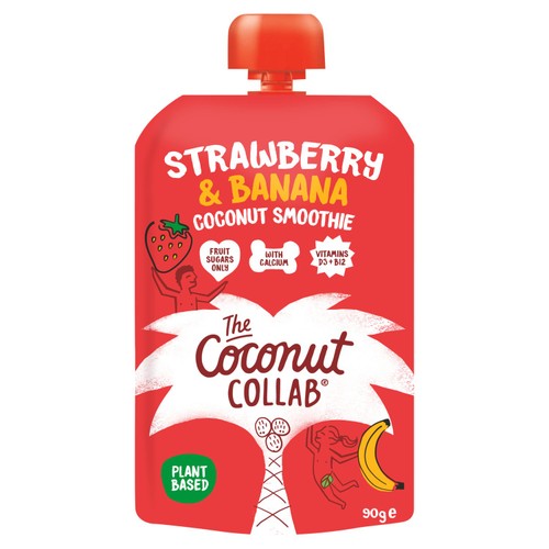 The Coconut Collab Strawberry & Banana Coconut Smoothie Pouch thumbnail 2