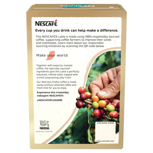 Nescafe Latte Instant Coffee 7 Sachets thumbnail 3