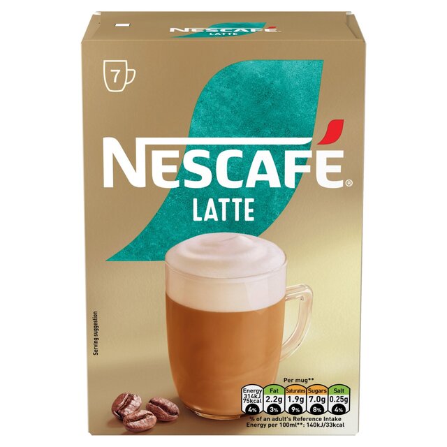 Nescafe Latte Instant Coffee 8 Sachets thumbnail 2