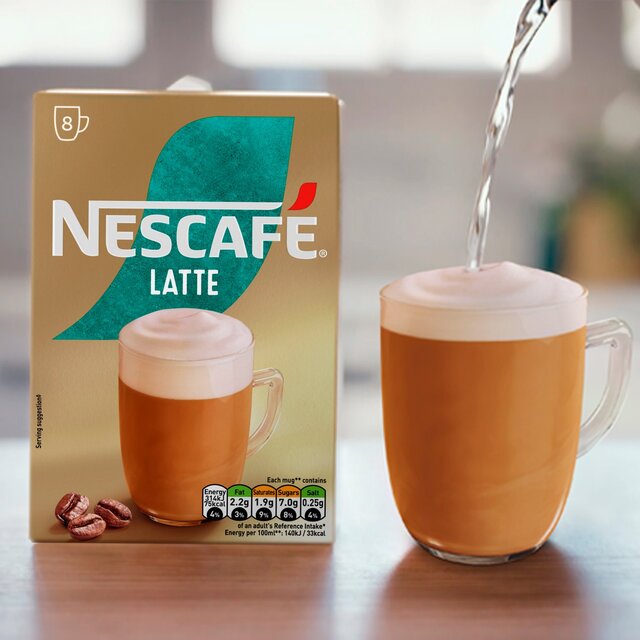 Nescafe Latte Instant Coffee 8 Sachets thumbnail 5