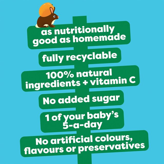 Heinz Peach, Mango, Banana & Apple Baby Food Fruit Puree Pouch 6+ Months thumbnail 3