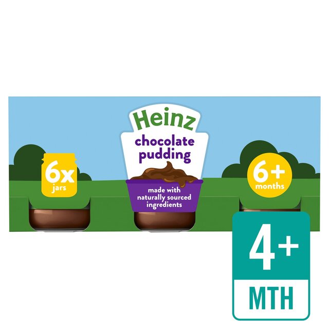Heinz By Nature Chocolate Pudding Baby Food Jar 6+ Months thumbnail 2