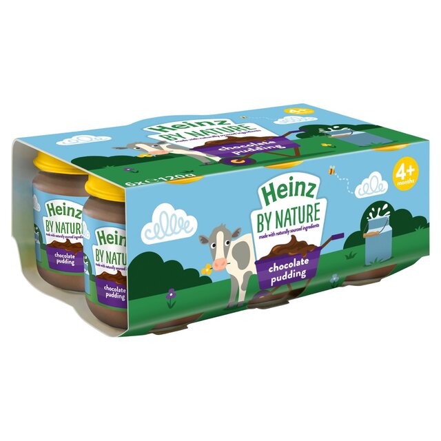 Heinz By Nature Chocolate Pudding Baby Food Jar 6+ Months thumbnail 6